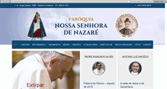 Desktop Screenshot of paroquiansdenazare.com